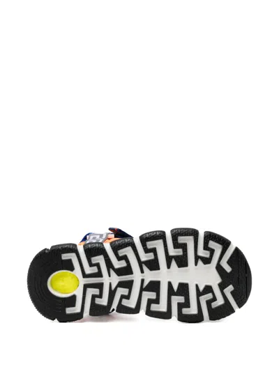 Versace Greca Sandals In Multi