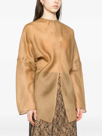 Yeareast Silk Blouse In Pattern