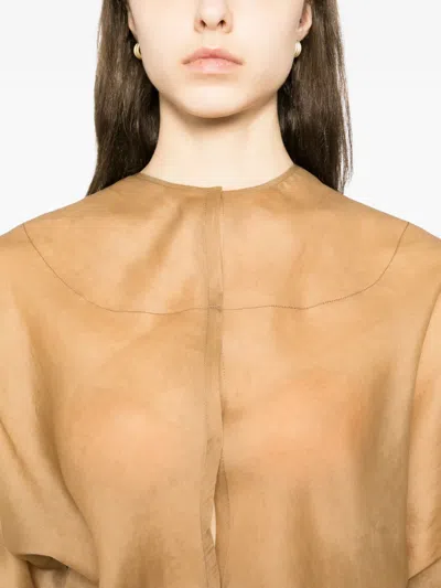 Yeareast Silk Blouse In Pattern