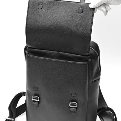 Pre-owned Loewe Black Leather Backpack ()