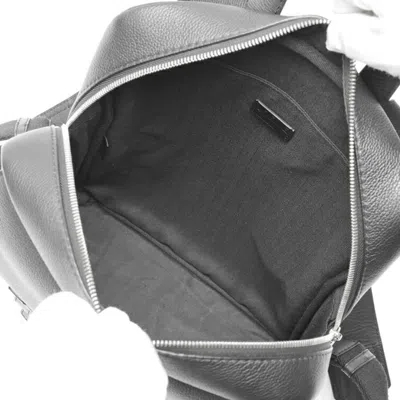 Pre-owned Loewe Black Leather Backpack ()