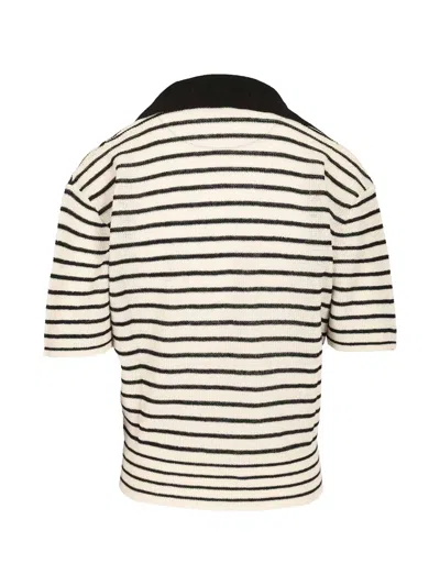 Barena Venezia Vibia Risada Knitwear White In White