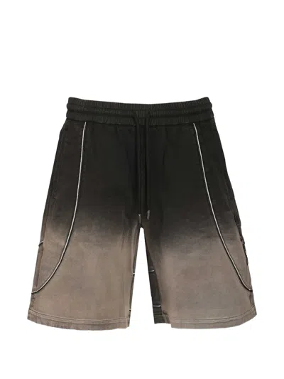 Off-white Drawstring Athletic Shorts In Black
