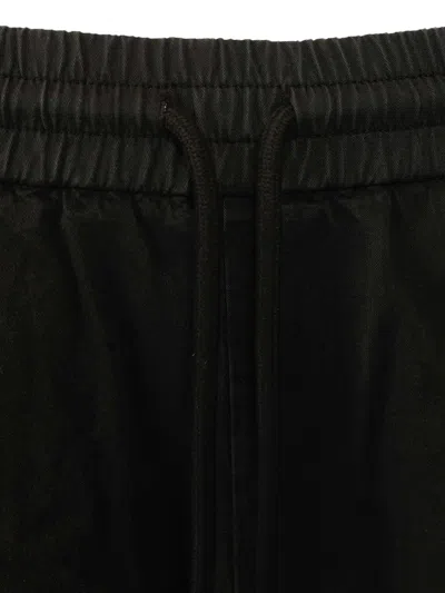 Off-white Drawstring Athletic Shorts In Black