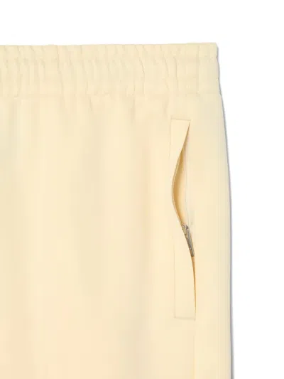Lacoste Drawstring Zip-pocket Trousers In Neutral