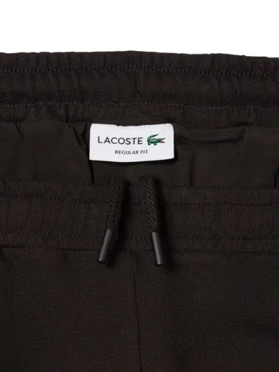 Lacoste Elasticated Jersey Shorts In Brown