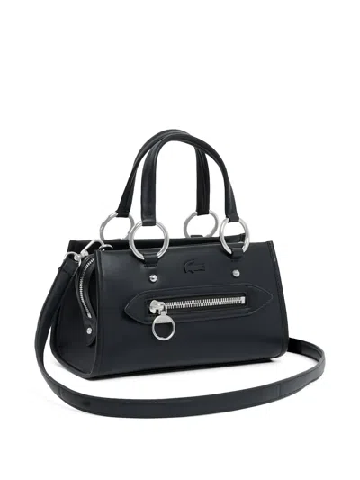 Lacoste Celys Ring Handle Satchel In Black