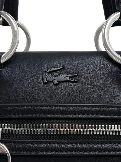 Lacoste Celys Ring Handle Satchel In Black