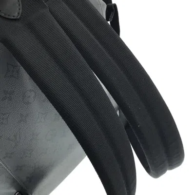 Pre-owned Louis Vuitton Black Gris Monogram Eclipse Monogram Eclipse Coated Canvas Backpack ()