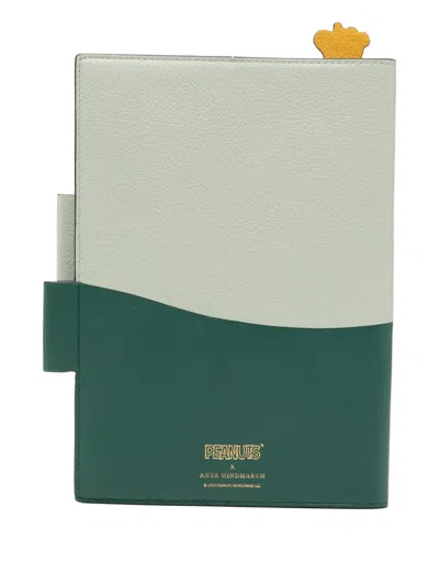 Anya Hindmarch X Peanuts Snoopy Notebook Folder In Multi