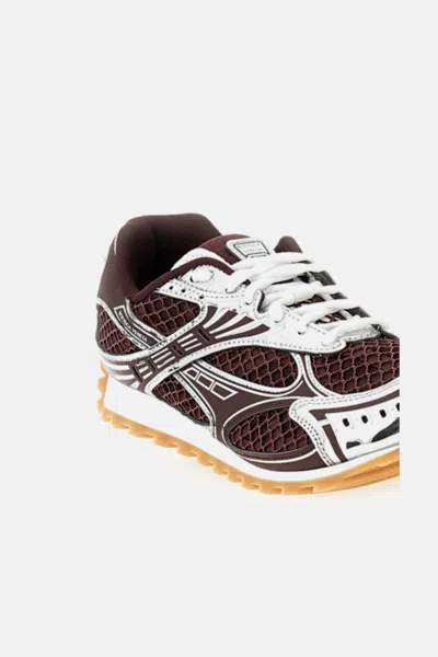 Bottega Veneta Men Fondant And Silver Technical Fabric And Mesh Orbit Sneakers In Multi
