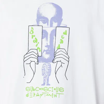 Brain Dead Subconscious Printed T-shirt In White