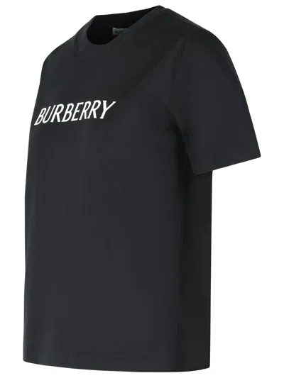 Burberry Frankie Logo-print Short-sleeve T-shirt In Black