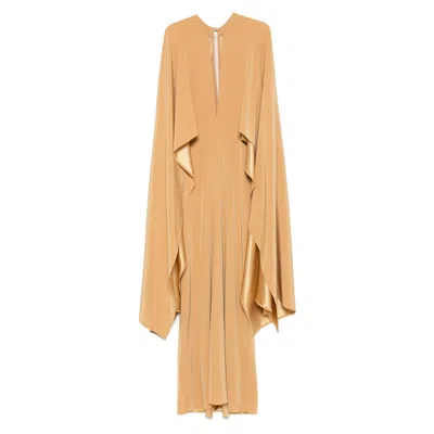 Stephane Rolland Crepe Gown In Neutral