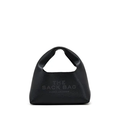 Marc Jacobs Womens Total Black The Mini Sack Leather Top-handle Bag In Black