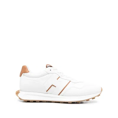 Hogan H601 Leather Low-top Sneakers In White