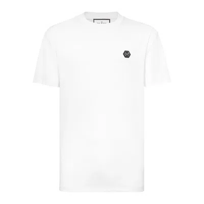 Philipp Plein Lightweight Short Sleeve Crew Neck T-shirt In White