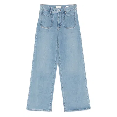 Frame Belt-loops Jeans In Blue