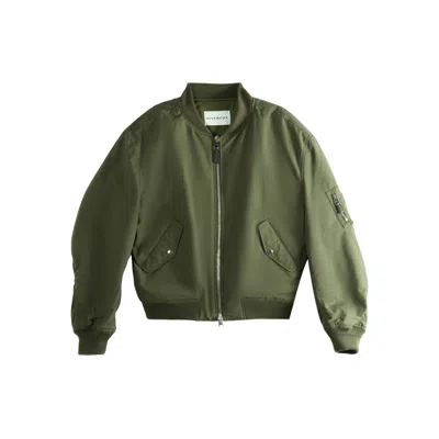Givenchy Cotton-polyamide Bomber Jacket In White
