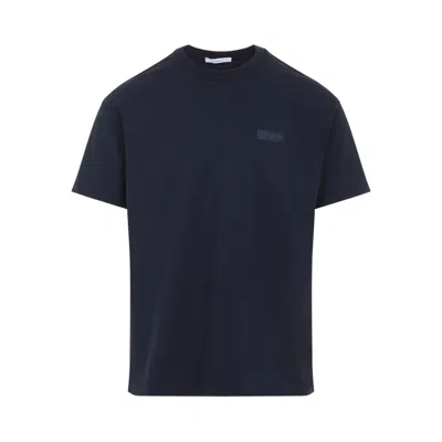 Givenchy Dark Navy Blue Cotton T-shirt In Blue