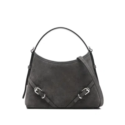 Givenchy Mini Leather Bag Featuring Adjustable Strap In Gray