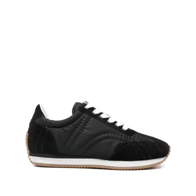 Totême Casual Low Top Sneakers With Quilted Design In Black