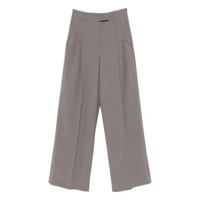 By Malene Birger Cymbaria High-waist Trousers In Gray