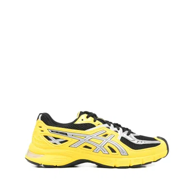 Asics Vibrant Yellow And Black Leather Gel Sd Lite Sneakers In Multi