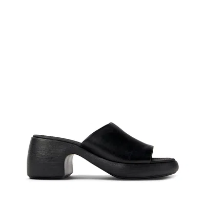 Camper Thelma Platform Slide Sandal In Black