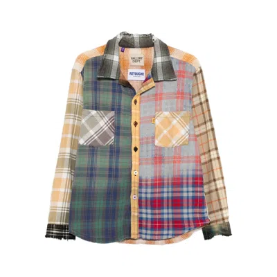 Gallery Dept. Patchwork Checked Shirt In Multi