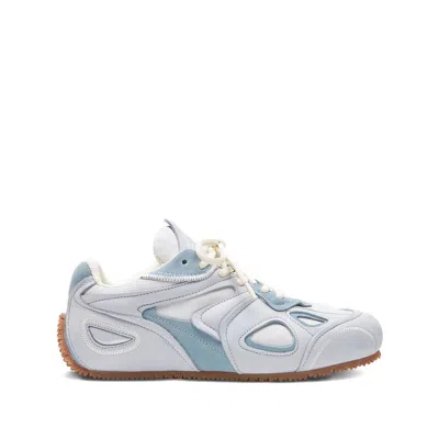 Axel Arigato Slow Runner Perforated Suede Sneakers In White