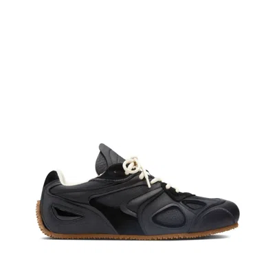 Axel Arigato Black Calf Leather Bos Taurus Low Top Sneakers