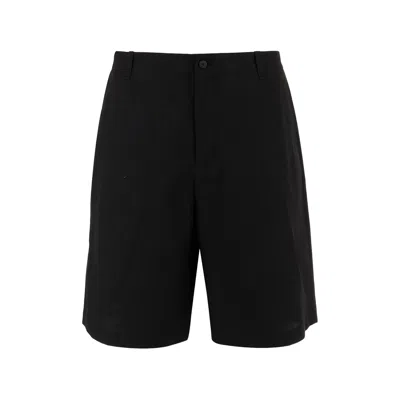 Jacquemus Button Shorts In Black