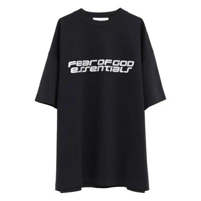 Essentials Black Holiday Ponte 90s T-shirt In Multi