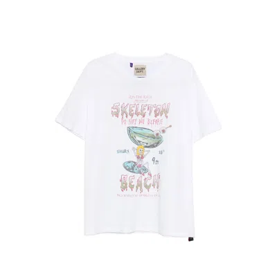Gallery Dept. Dont Die Graphic Text Crew Neck T-shirt In White