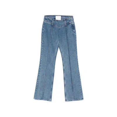 Mother Denim Blue In Black