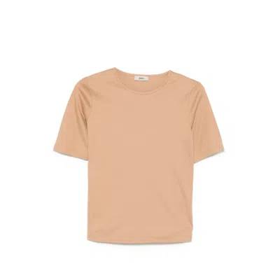 Herno Round-neck T-shirt In Pink