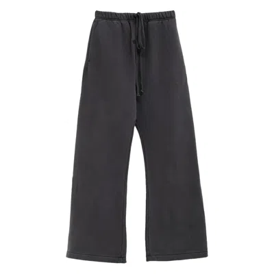 Essentials Drawstring-fastening Track Pants In Gray