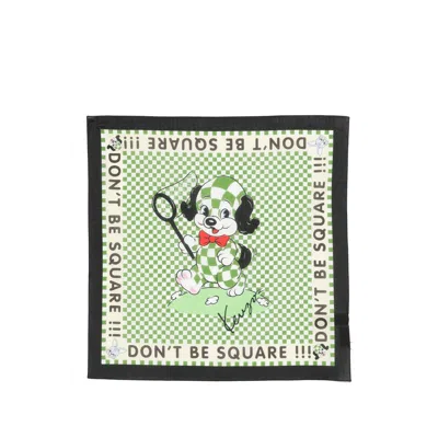 Kenzo Check Scarf In Pattern