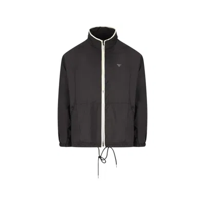 Prada Zip-fastening Jacket In Black