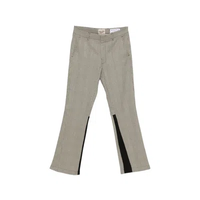 Gallery Dept. Check Panel Trousers In Gray