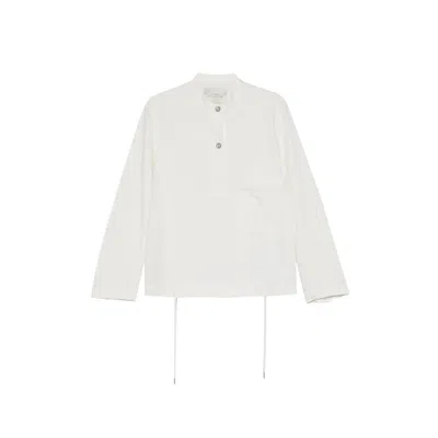 Studio Nicholson Button Pocket Top In White