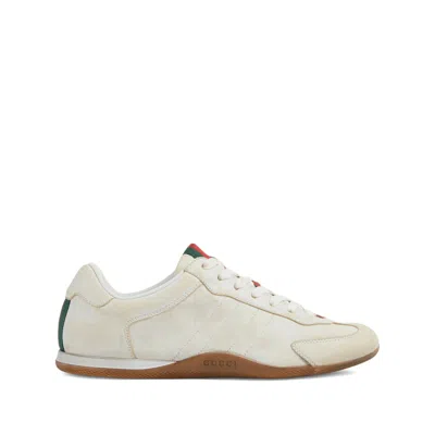 Gucci Elan Washed Leather Low-top Sneakers In Multi