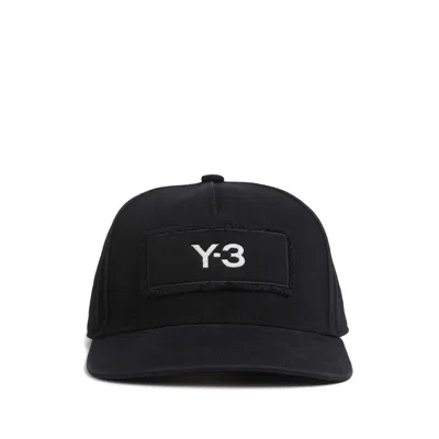 Y-3 Logo-patch Cap Hat In Pattern