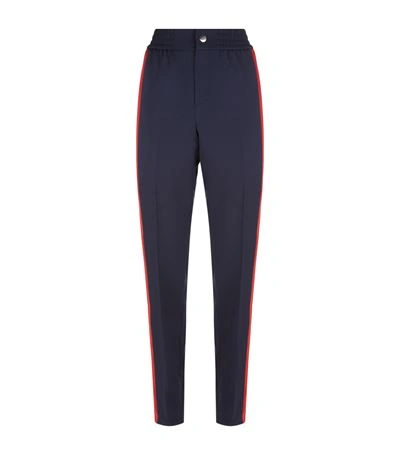 Shop Gucci Striped Wide Leg Trousers