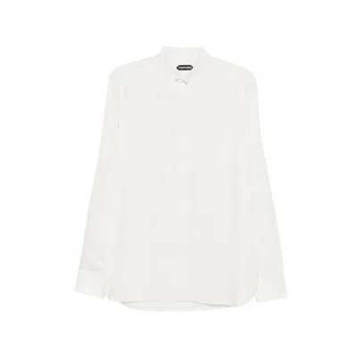 Tom Ford Long-sleeved Shirt In White