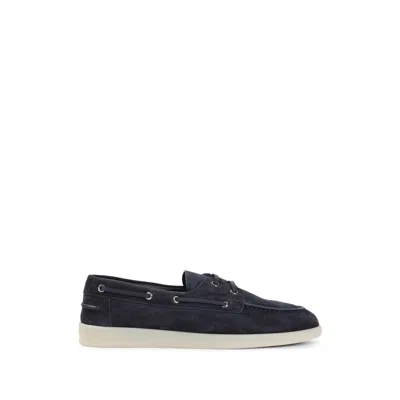Prada Elegant Moccasins For Men - Ss26 Collection In Blue