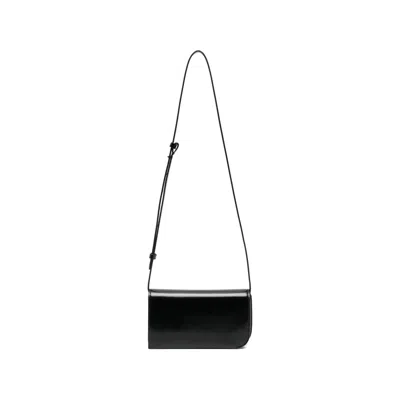Jacquemus Shoulder Bag Adjustable Strap Rectangular Shape In Black