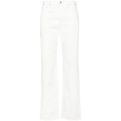 Totême Toteme Kick Flared-leg Denim Jeans In Neutral