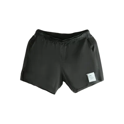 Satisfy Double-layer Shorts In Black